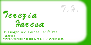 terezia harcsa business card